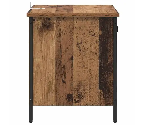 Nakts Skapītis Ar Atvilktni 2 Pcs Vecs Koks 40 X 42 X 50 Cm Vidaxl