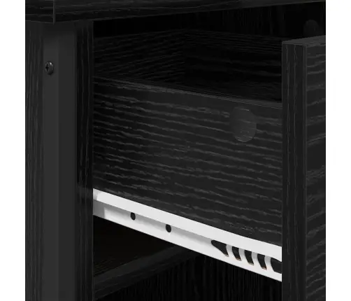 Öölambi Kapp Sahtliga Must Tamm 40 X 42 X 50 Cm Tehispuit