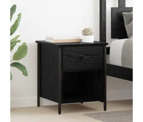 Öölambi Kapp Sahtliga Must Tamm 40 X 42 X 50 Cm Tehispuit