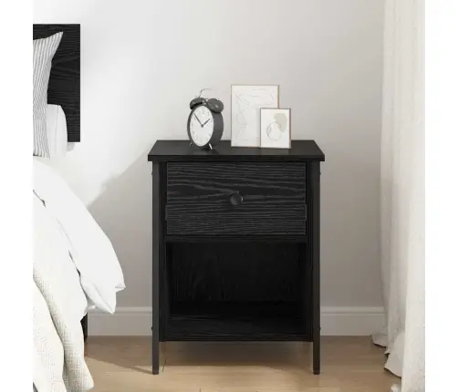 Öölambi Kapp Sahtliga Must Tamm 40 X 42 X 50 Cm Tehispuit