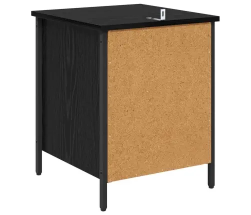 Öölambi Kapp Sahtliga Must Tamm 40 X 42 X 50 Cm Tehispuit