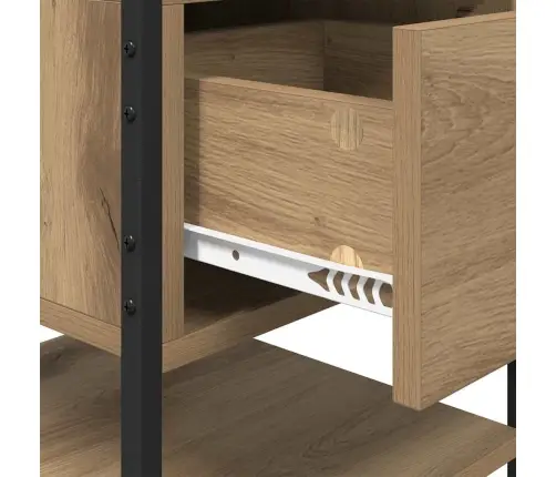 Nakts Skapītis 2 Pcs Amatnieku Ozola 40 X 42 X 56 Cm Vidaxl