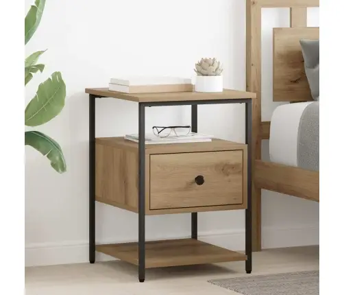 Nakts Skapītis 2 Pcs Amatnieku Ozola 40 X 42 X 56 Cm Vidaxl