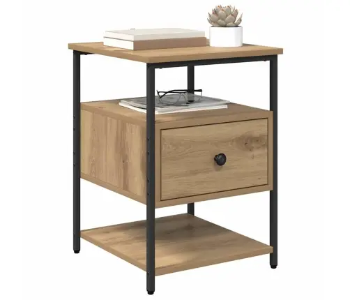 Nakts Skapītis 2 Pcs Amatnieku Ozola 40 X 42 X 56 Cm Vidaxl