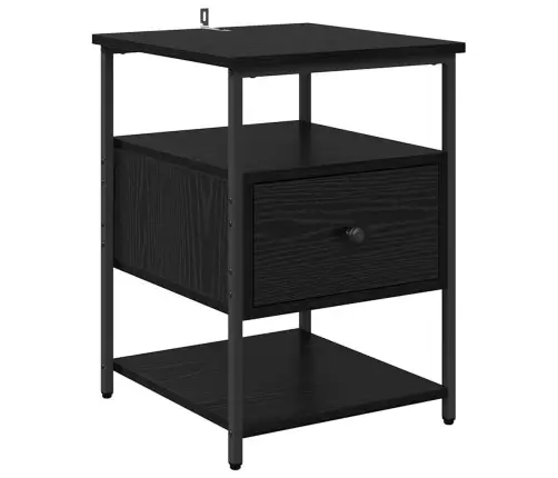 Öölambi Kapp Sahtliga 2 Pcs Must Tamm 40 X 42 X 56 Cm Tehispuit