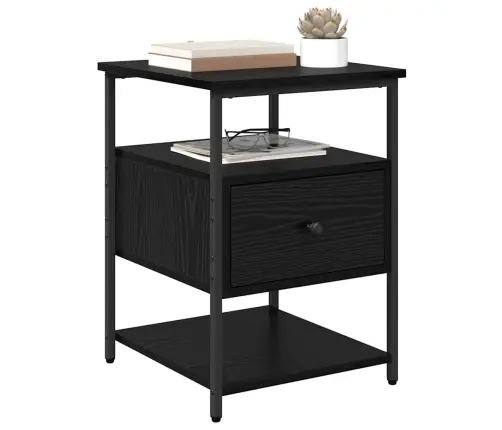 Öölambi Kapp Sahtliga 2 Pcs Must Tamm 40 X 42 X 56 Cm Tehispuit