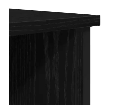 Televizora Skapīša Melns Ozolkoks 100 X 40 X 50 Cm Vidaxl