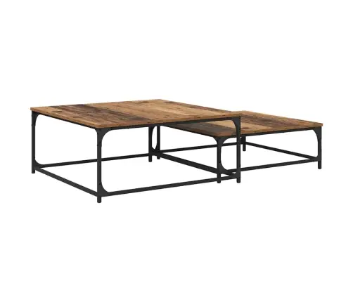 Iekšējais Kafijas Galds 2 Pcs Vecs Koks 80 X 8035 X Cm Vidaxl Iekšējais Kafijas Galds 2 Pcs Vecs Koks 80 X 8035 X Cm Vidaxl