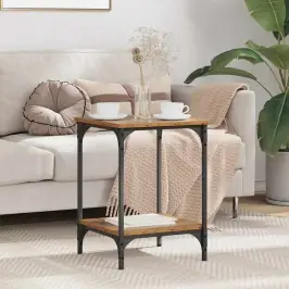 Kafijas Galdiņš Vecs Koks 40 X 40 X 55 Cm Inženierijas Koks Vidaxl