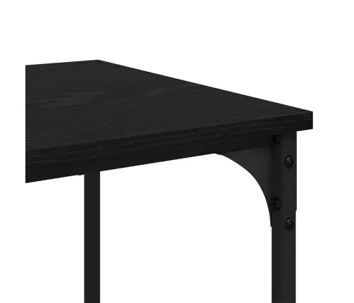 Kavos Staliukas Juodas Ąžuolas 40 X 40 X 55 Cm Apdirbta Mediena