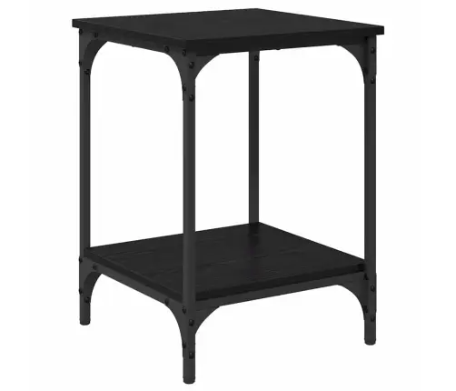 Kavos Staliukas Juodas Ąžuolas 40 X 40 X 55 Cm Apdirbta Mediena