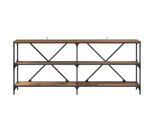 Konsoles Galds Ar Plauktu Vecs Koks 180 X 30 X 75 Cm Vidaxl