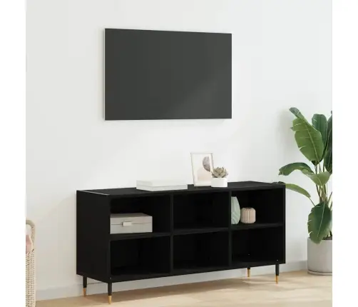 Televizora Skapīša Melns Ozolkoks 103,5 X 30 X 50 Cm Vidaxl