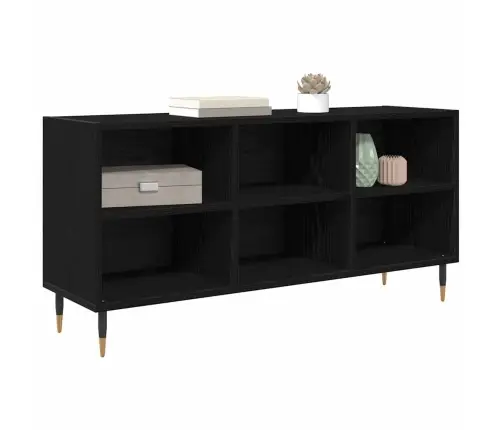 Televizora Skapīša Melns Ozolkoks 103,5 X 30 X 50 Cm Vidaxl