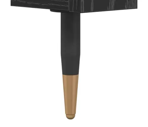 Televizora Skapīša Melns Ozolkoks 104 X 35 X 50 Cm Vidaxl