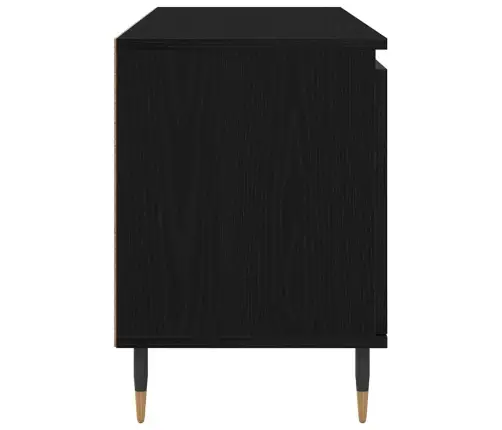 Televizora Skapīša Melns Ozolkoks 104 X 35 X 50 Cm Vidaxl