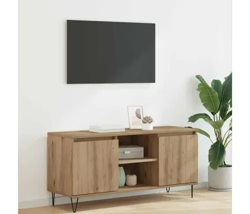 Televizora Skapīša Artisānā Ozols 104 X 35 X 50 Cm Vidaxl