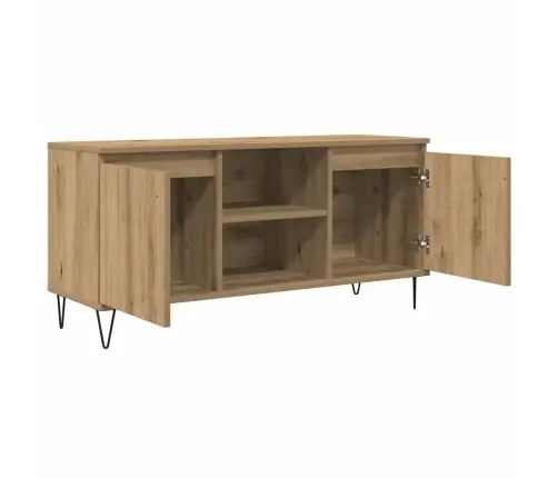 Televizora Skapīša Artisānā Ozols 104 X 35 X 50 Cm Vidaxl