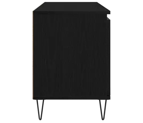 Televizora Skapīša Melns Ozolkoks 104 X 35 X 50 Cm Vidaxl