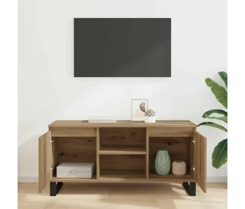 Televizora Skapīša Artisānā Ozols 104 X 35 X 50 Cm Vidaxl