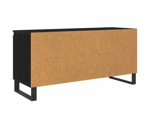 Televizora Skapīša Melns Ozolkoks 104 X 35 X 50 Cm Vidaxl