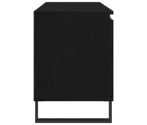 Televizora Skapīša Melns Ozolkoks 104 X 35 X 50 Cm Vidaxl