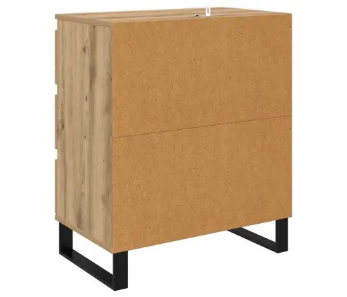 Puse Artisānā Ozols 60 X 35 X 70 Cm Inženierijas Koks Vidaxl