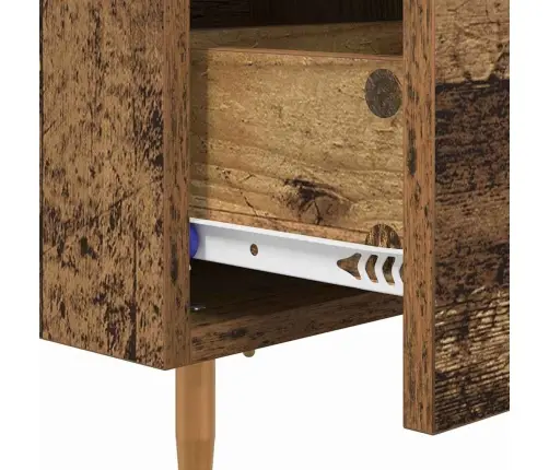 Nakts Skapītis Vecs Koks 40 X 35 X 47,5 Cm Inženierijas Koks Vidaxl