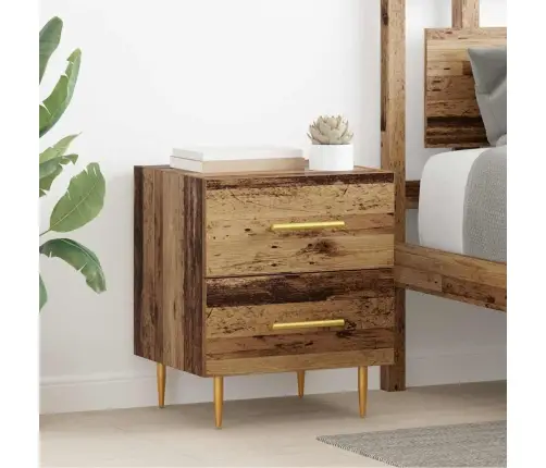 Nakts Skapītis Vecs Koks 40 X 35 X 47,5 Cm Inženierijas Koks Vidaxl