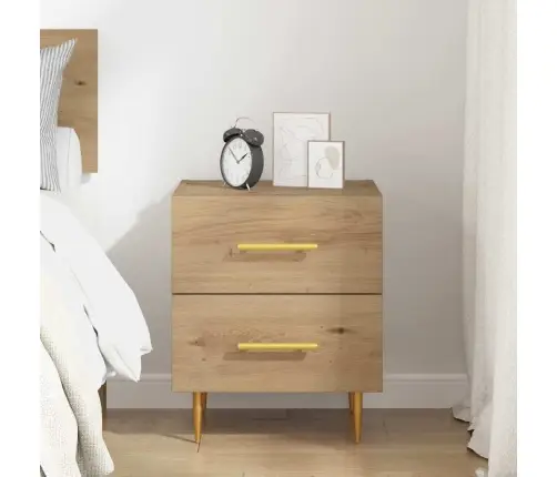 Nakts Skapītis Ar Atvilktni Artisānā Ozols 40 X 35 X 47,5 Cm Vidaxl