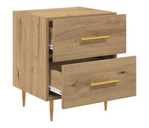 Nakts Skapītis Ar Atvilktni Artisānā Ozols 40 X 35 X 47,5 Cm Vidaxl