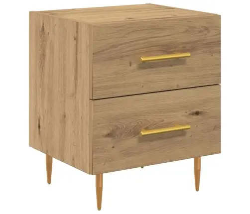 Nakts Skapītis 2 Pcs Artisānā Ozols 40 X 35 X 47,5 Cm Vidaxl