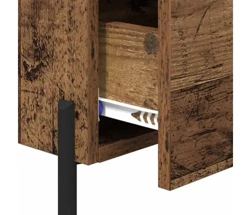 Nakts Skapītis Vecs Koks 40 X 35 X 47.5 Cm Inženierijas Koks Vidaxl