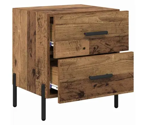 Nakts Skapītis Vecs Koks 40 X 35 X 47.5 Cm Inženierijas Koks Vidaxl
