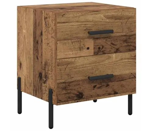 Nakts Skapītis Vecs Koks 40 X 35 X 47.5 Cm Inženierijas Koks Vidaxl