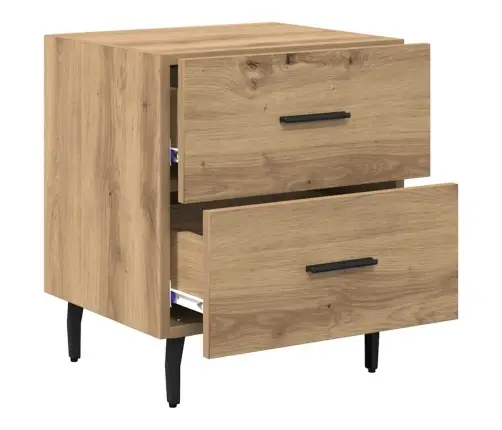 Nakts Skapītis 2 Pcs Amatnieku Ozola 40 X 35 X 47.5 Cm Vidaxl