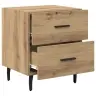 Nakts Skapītis 2 Pcs Amatnieku Ozola 40 X 35 X 47.5 Cm Vidaxl