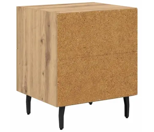 Nakts Skapītis 2 Pcs Amatnieku Ozola 40 X 35 X 47.5 Cm Vidaxl
