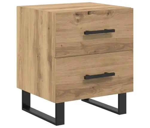 Gultas Skapji 2 Pcs Amatnieku Ozola 40 X 35 X 47.5 Cm Vidaxl