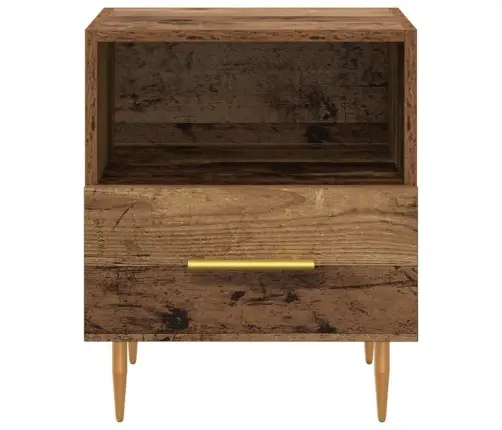 Naktsgaldiņš Brūna 40 X 35 X 47.5 Cm Inženierijas Koks Vidaxl