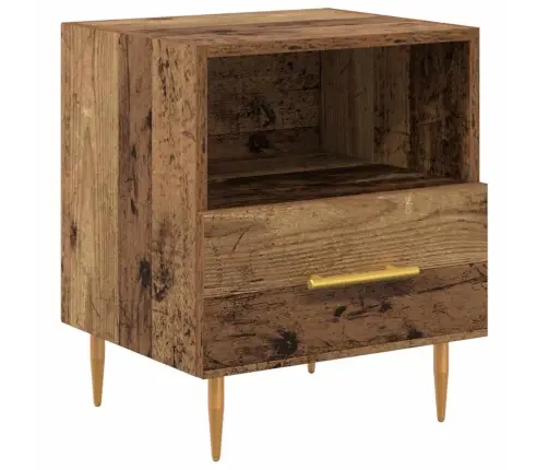 Naktsgaldiņš Brūna 40 X 35 X 47.5 Cm Inženierijas Koks Vidaxl