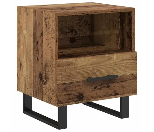 Nakts Skapītis Vecs Koks 40 X 35 X 47.5 Cm Inženierijas Koks Vidaxl