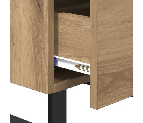 Nakts Skapītis 2 Pcs Amatnieku Ozola 40 X 35 X 47.5 Cm Vidaxl