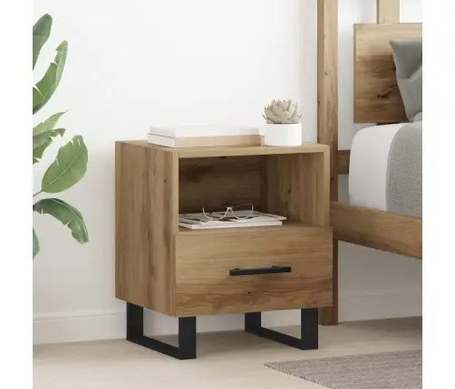 Nakts Skapītis 2 Pcs Amatnieku Ozola 40 X 35 X 47.5 Cm Vidaxl