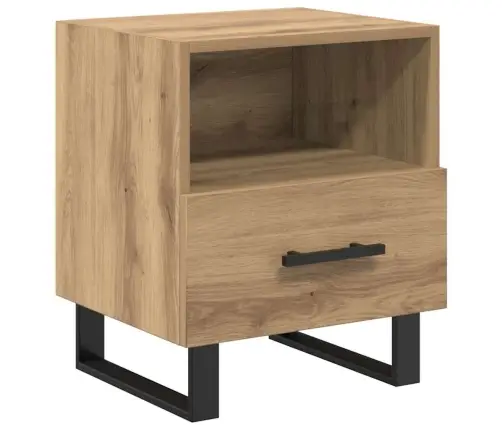 Nakts Skapītis 2 Pcs Amatnieku Ozola 40 X 35 X 47.5 Cm Vidaxl