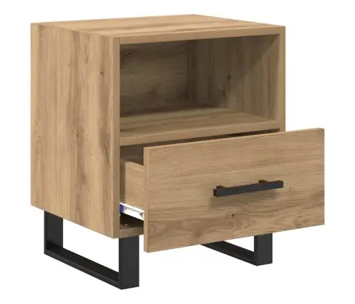 Nakts Skapītis 2 Pcs Amatnieku Ozola 40 X 35 X 47.5 Cm Vidaxl