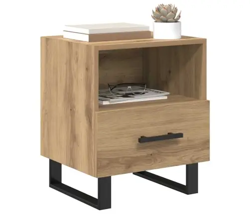 Nakts Skapītis 2 Pcs Amatnieku Ozola 40 X 35 X 47.5 Cm Vidaxl