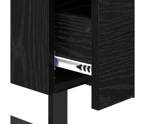 Nakts Skapītis Ar Atvilktni 2 Pcs Melns Ozols 40 X 35 X 47.5 Cm Vidaxl Nakts Skapītis Ar Atvilktni 2 Pcs Melns Ozols 40 X 35 X 47.5 Cm Vidaxl