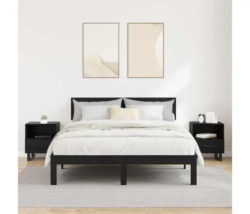 Nakts Skapītis Ar Atvilktni 2 Pcs Melns Ozols 40 X 35 X 47.5 Cm Vidaxl Nakts Skapītis Ar Atvilktni 2 Pcs Melns Ozols 40 X 35 X 47.5 Cm Vidaxl