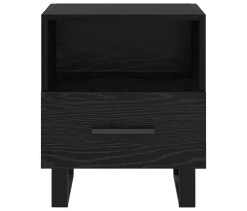 Nakts Skapītis Ar Atvilktni 2 Pcs Melns Ozols 40 X 35 X 47.5 Cm Vidaxl Nakts Skapītis Ar Atvilktni 2 Pcs Melns Ozols 40 X 35 X 47.5 Cm Vidaxl